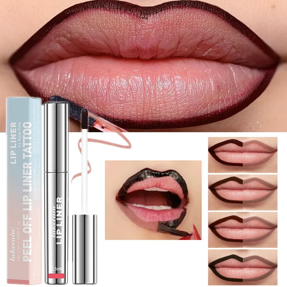 Waterproof Peel-Off Lip Liner & Matte Lip Stain