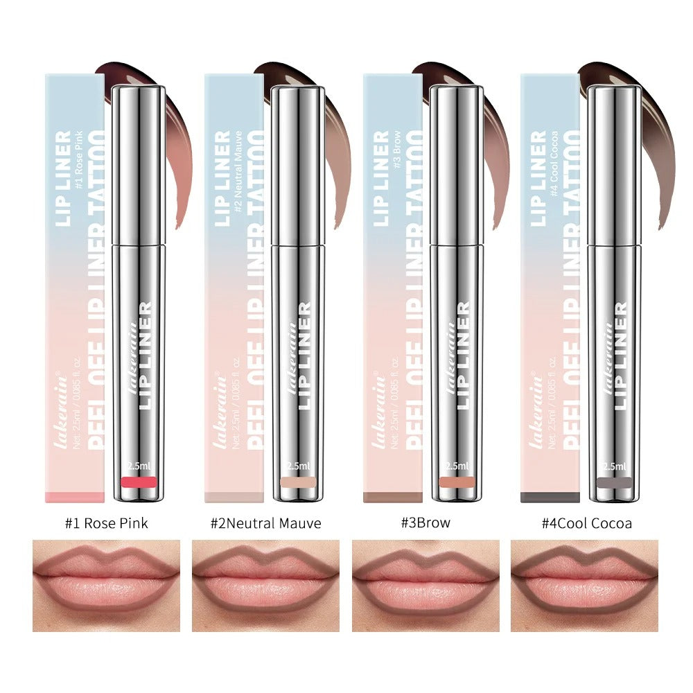 Waterproof Peel-Off Lip Liner & Matte Lip Stain