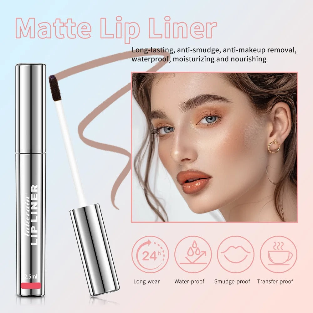 Waterproof Peel-Off Lip Liner & Matte Lip Stain