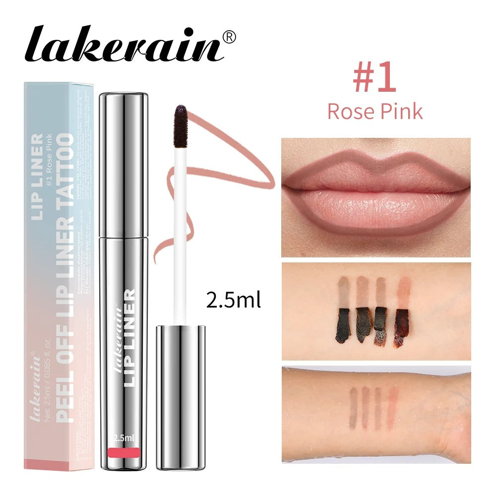 Waterproof Peel-Off Lip Liner & Matte Lip Stain